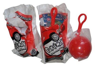 Pokemon Burger King Mini Toy Mystery Blind Bag Lot - (3 Random)