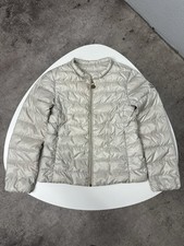 Moncler Children Down Puffer Jacket Patch Logo Beige Size 6 Years 116cm Kids