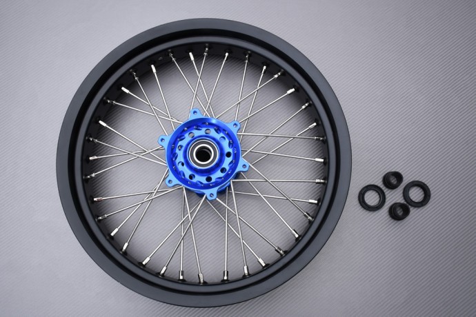 Jante Av Supermotard Bleue pour YZF 450 2009 2010 2011 2012 2013