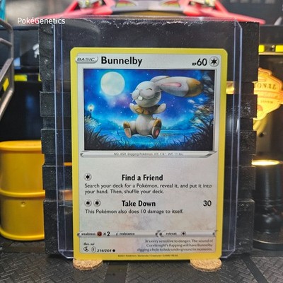 Bunnelby Fusion Strike Pokémon TCG 214/264 Sword & Shield SWSH08 Common