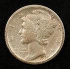 1925-S Mercury Dime 10C Silver VG Very Good Raw Coin (#SLC00253)