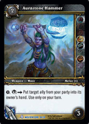 1x  Aurastone Hammer - Foil - Rare Near Mint Molten Core