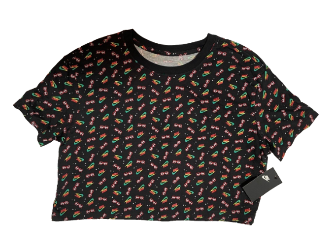 nike rainbow crop top