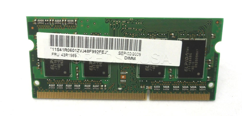 Elpida 1GB PC3-8500 DDR3 Laptop Memory RAM EBJ11UE6BAU0-AE-E - Image 4 of 4