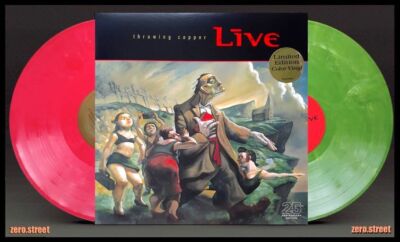 LIVE Throwing Copper 2xLP on RED/GREEN COLOR VINYL New SEALED 25th Anniversary