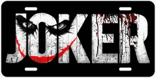 Joker Novelty Car Tag Auto License Plate