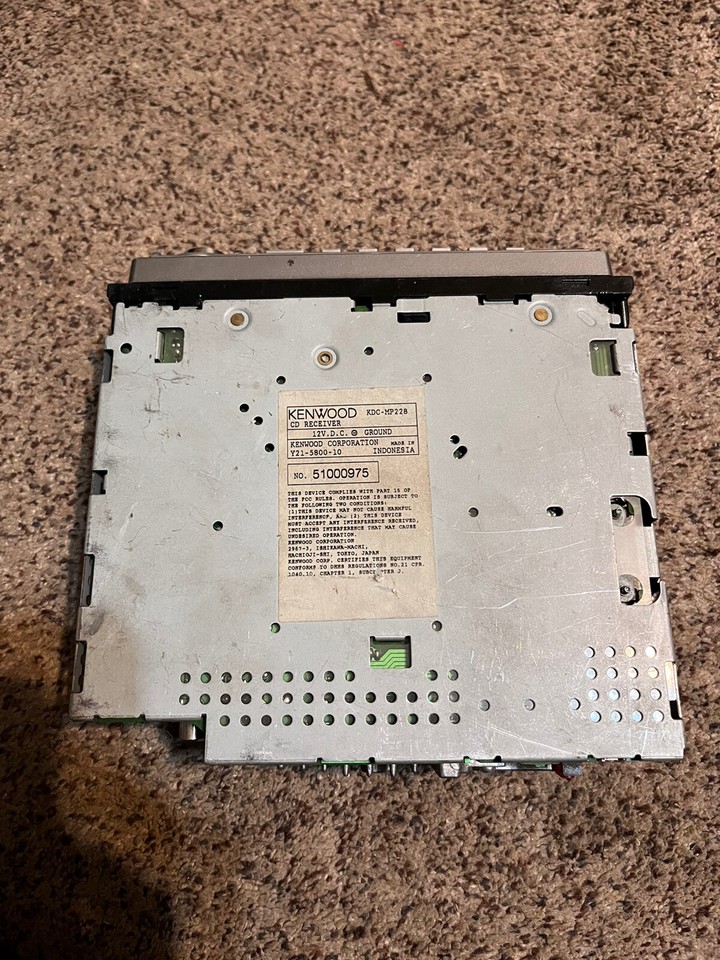 KENWOOD car stereo cd player KDCMP228 eBay