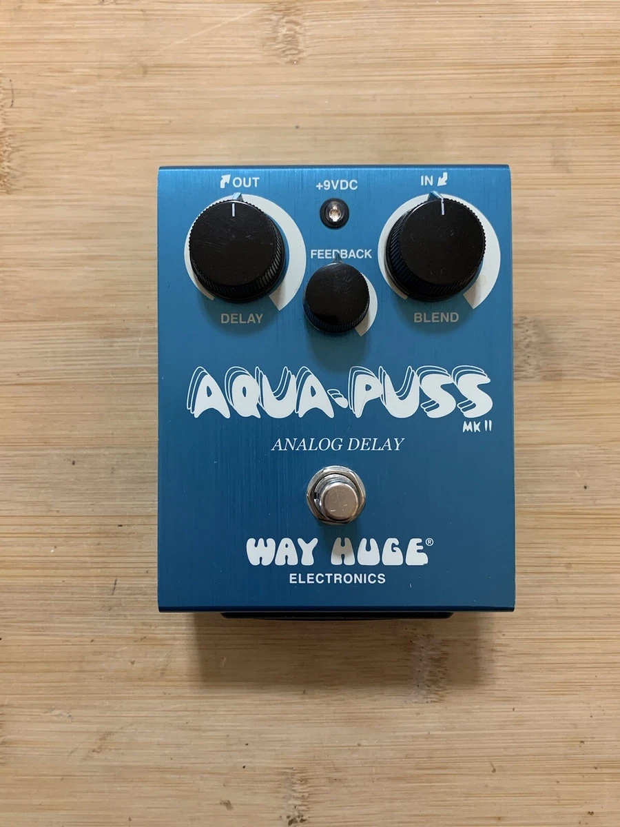 Way Huge Electronics WHE 701 Aqua Puss Analog Delay Guitar Pedal