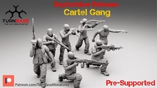 Turnbase Miniatures Modern Cartel Gang Criminal Element Zona Alfa Spectre 28mm