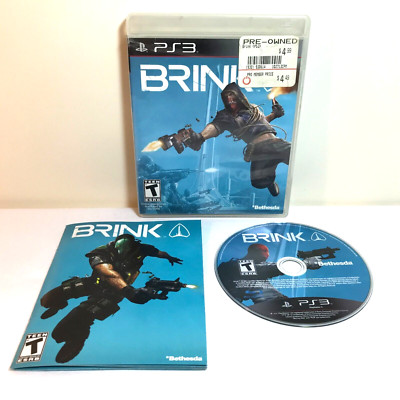 BRINK (2011) PS3 Action Game - Bethesda - Used / Very Good