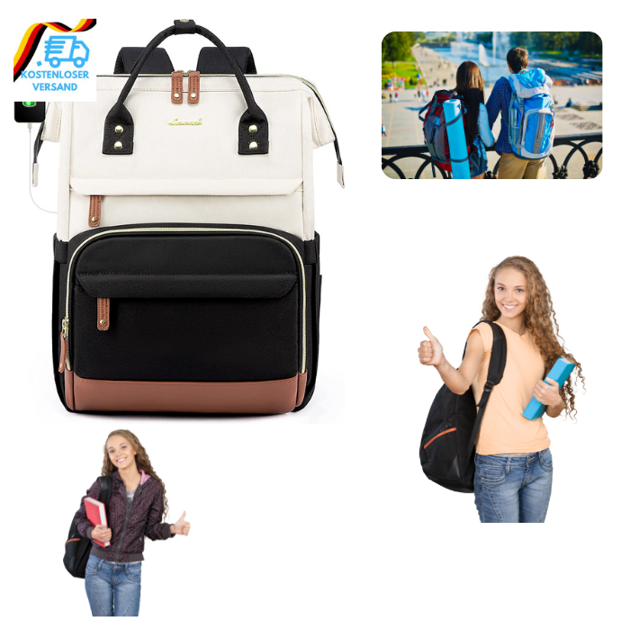 LOVEVOOK Rucksack Damen Groß Laptop Rucksack Mit Laptopfach