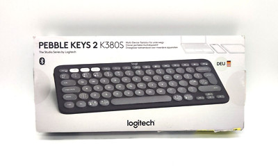 Logitech Pebble Keys 2 K380s Bluetooth Tastatur - Grafit, Deutsch