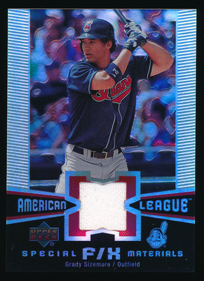 2006 Upper Deck Special F/X Materials #GS Grady Sizemore Indians (A04)