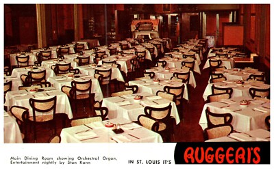 ST. LOUIS, Missouri MO Interior RUGGERI'S RESTAURANT The Hill Stan Kann Postcard