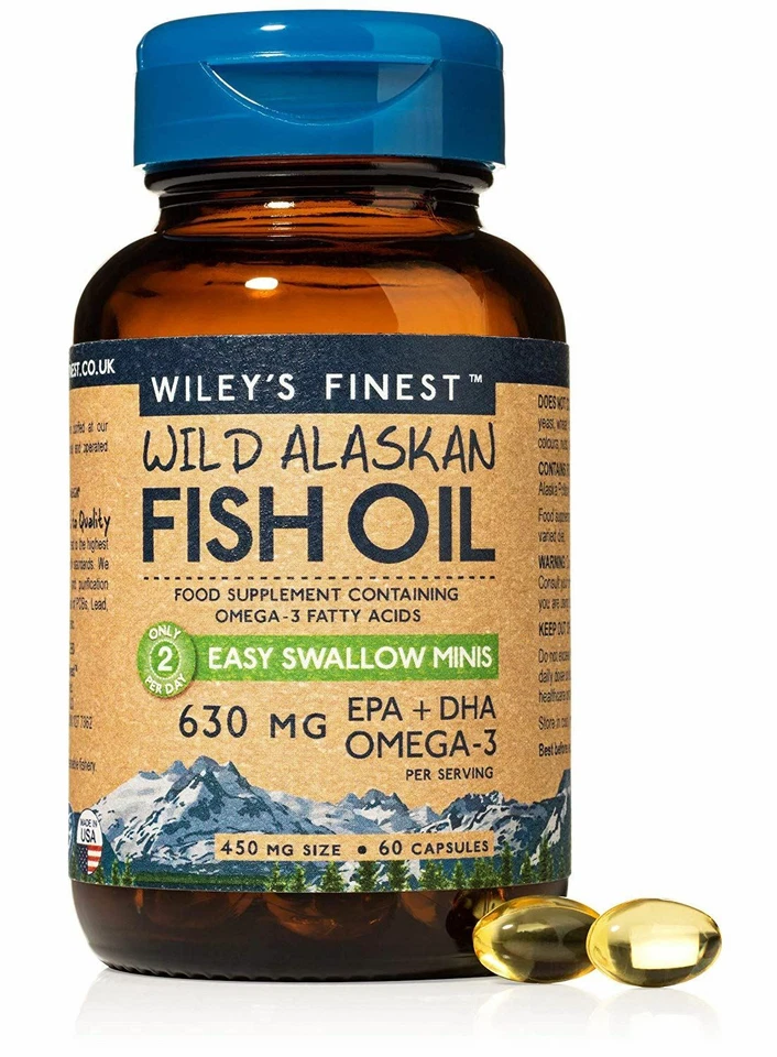 Wiley's Finest Easy Swallow Minis - 60 Capsules