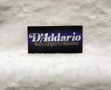 D'Addario Guitar Strings *The Player's Choice* Sticker...NOS