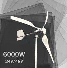 3000W Wind Turbine Windmill Maglev Generator 24V/48V 3 Blades windrad 