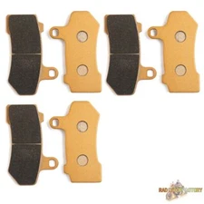 3 Set Front Rear Brake Pads for Harley Touring Road King FLHR Street Glide 08-23