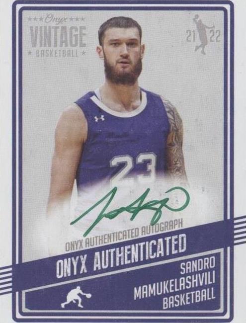 2021-22 Onyx Vintage - Sandro Mamukelashvili #VASM - 1 of 2