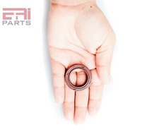 EAI 20x35x8mm FPM/FKM Oil Shaft Rotary Seal w/ Stainless Steel Spring Dbl Lip