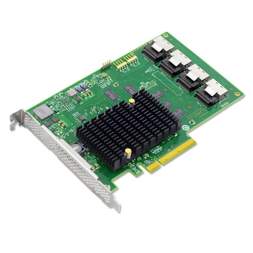LSI00244 9201-16i PCI-Express 2.0 x8 SATA / SAS Host Bus Adapter Card - Image 2 of 3