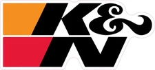Orange Red KN Logo Vinyl Bumper Sticker Window Decal Multiple Sizes