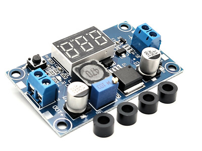 Spannungsregler DC/DC In 3,2-40V DC Out 1,5-35V DC 2A regelbar mit Panel #18B27