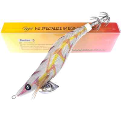 Rui Squid Jigs NEW R Series Egi Fishing Lure 3 Colours Set Launching Special - Foto 3