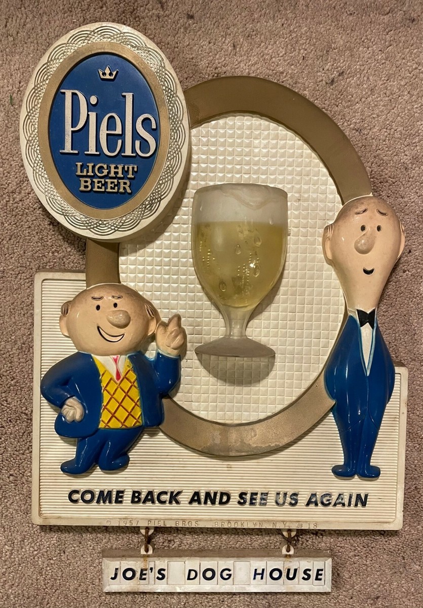 Vintage, 1957 Piels Light Beer Bert and Harry Beer sign | eBay