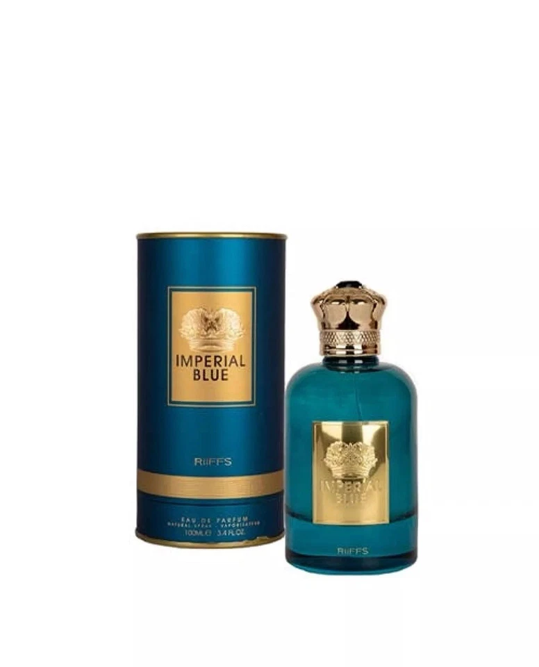 Riiffs Imperial Blue Eau De Parfum Per Uomo e Donna Lungo Indossare 100ml