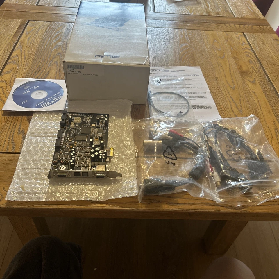 RME HDSPe AIO Sound Card Audio Interface Low Latency DAW AES + Breakout Cables - Image 3 of 4