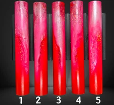 Pink Swirl Round Pen Blank