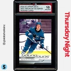 2024 UPPER DECK #451 MACKLIN CELEBRINI YOUNG GUNS RC ROOKIE KSA 10