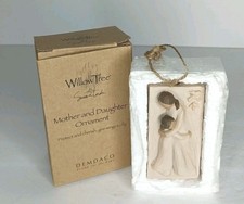 2001 Susan Lordi, Willow Tree Mother and Daughter Christmas Ornament