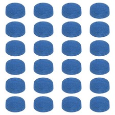 Billiard Pool Cue Tips, Pool Cue Tips Cow Leather 11mm 24 Pcs Blue