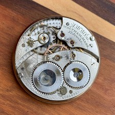 1907 Waltham Grade: No. 225 12S 17J Open Face Pocket Watch Movement Runs