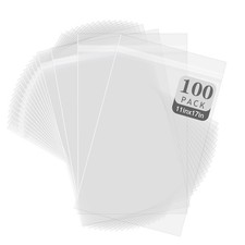 Golden State Art, 100 Pack Clear Bags for 11x17 Mats, Pictures, Acid-Free, 11 3/
