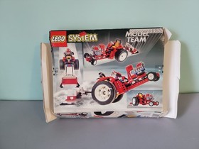 Awesome Vintage 1999 LEGO Team Model 5533 Red Fury Octan Drag Racer - Box & Book