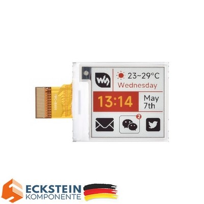 Waveshare 1.54 zoll e-Paper(G)   200×200 SPI E Ink Display,Rot/Gelb/Schwarz/Weiß