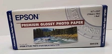 Epson Premium Glossy Photo Paper S041376 Roll 8.3" x 32.8' New Sealed