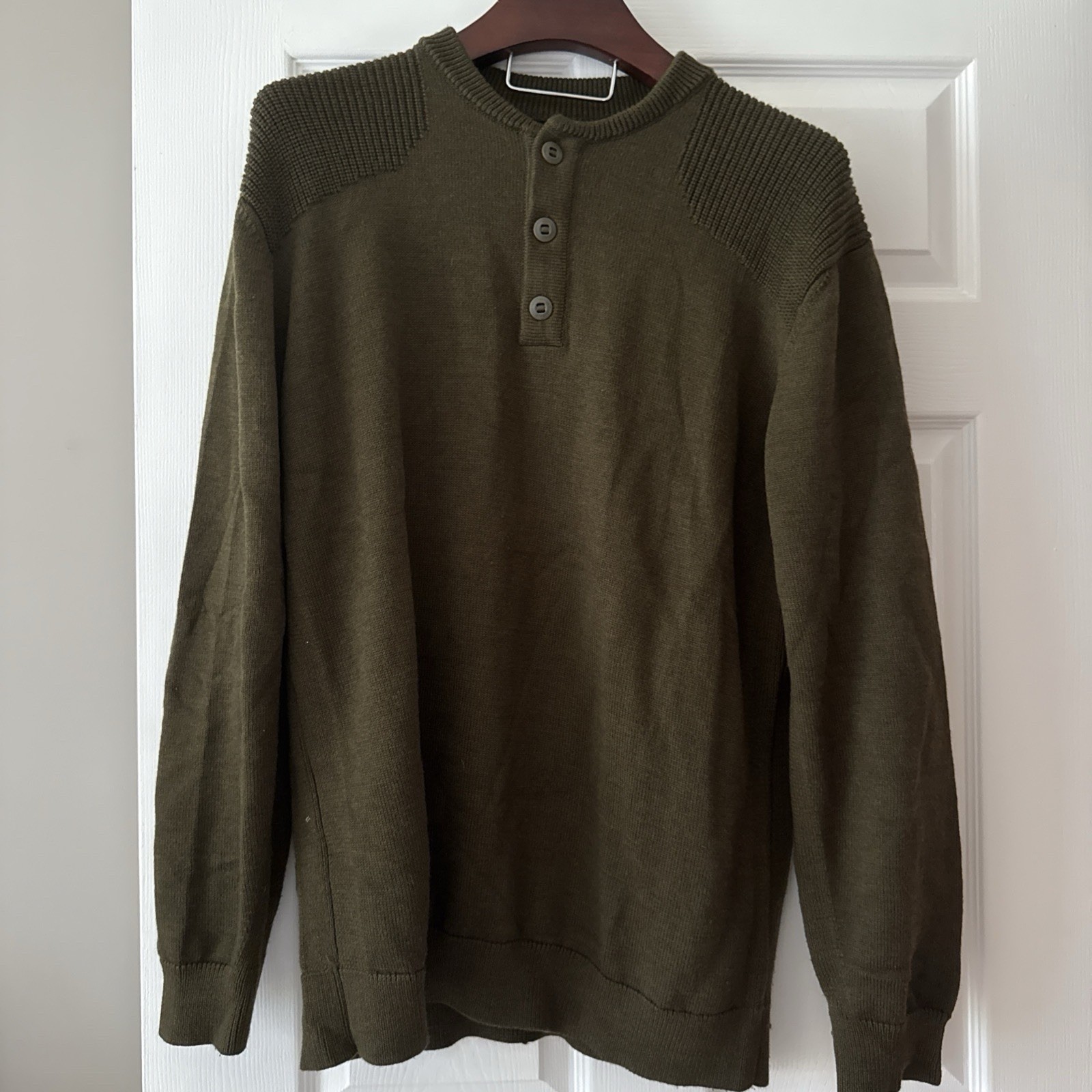 Triple Aught Design Made in Italy Journeyman Sweater Size 2XL Wool Green