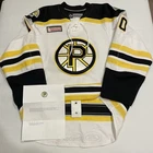 Game Worn Kyle MacKinnon 2011-12 Providence Bruins AHL Hockey Jersey White 56