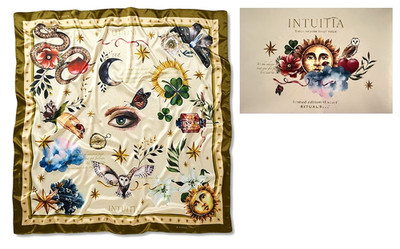 Rituals INTUITIA  Schal 88 x 88 cm Neu & Ovp Scarf Tuch Halstuch