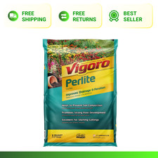 Vigoro 8-Qt Organic Perlite Soil Amendment Lightweight Weed-Free for Pots & Gard
