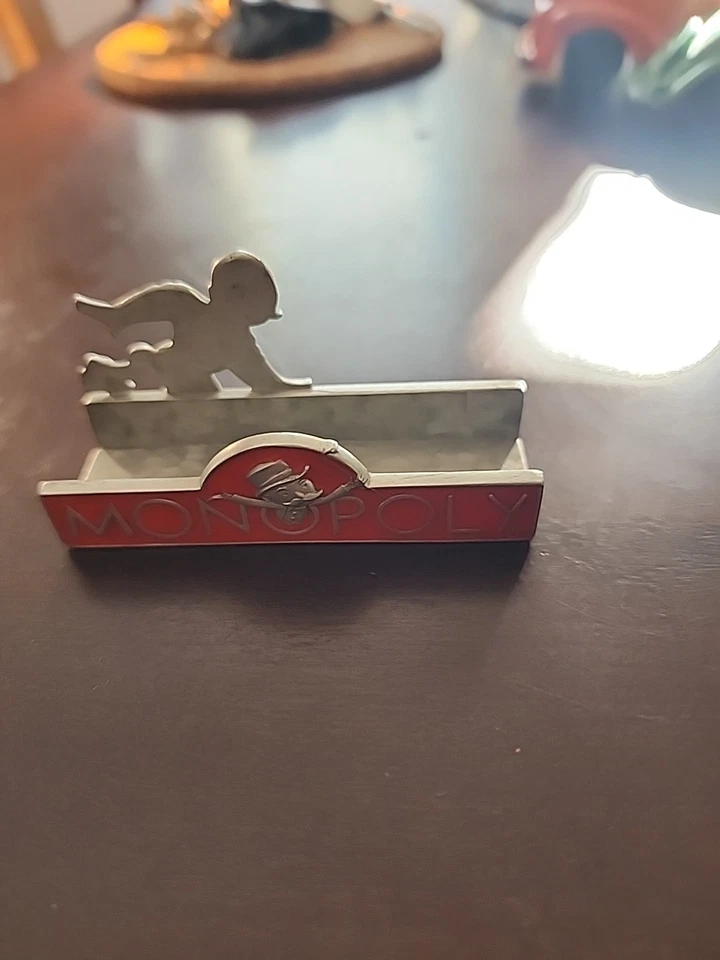 Tarjetero Monopoly vintage hecho en EE. UU. por Hasbro Inc 1998 Foto 3 de 3