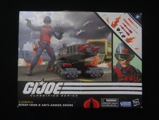 GI Joe Classified Series Cobra Scrap Iron and Anti Armor Drone Box Damage