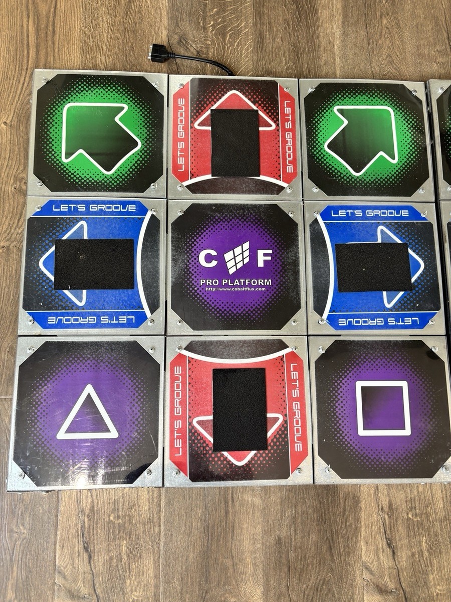 2 Cobalt Flux Dance Dance Revolution Pads Pro Platform PlayStation