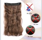 Gizane 24" Hair Extension Transparent Headband Synthetic Honey Blond Lt Brown — photo 5