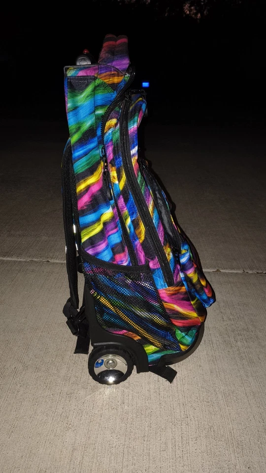 Mochila con ruedas J World New York Quantum Pattern Foto 3 de 4