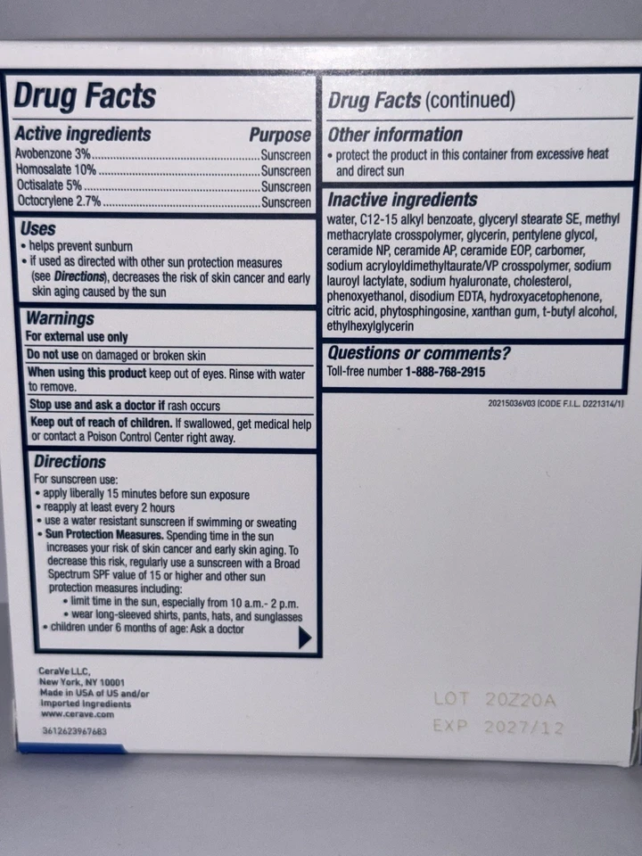 CeraVe Ultra-Light Moisturizing Lotion W Sunscreen 30SPF Matte Finish 2.55 Fl Oz - Image 4 of 4